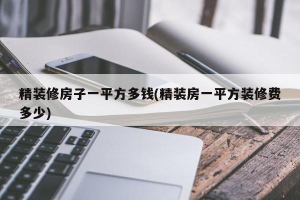 精装修房子一平方多钱(精装房一平方装修费多少)